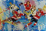 Leroy Neiman Canvas Paintings - Philadelphia Flyers (Boston Bruins)